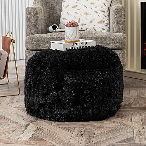Black Pouf No Filler