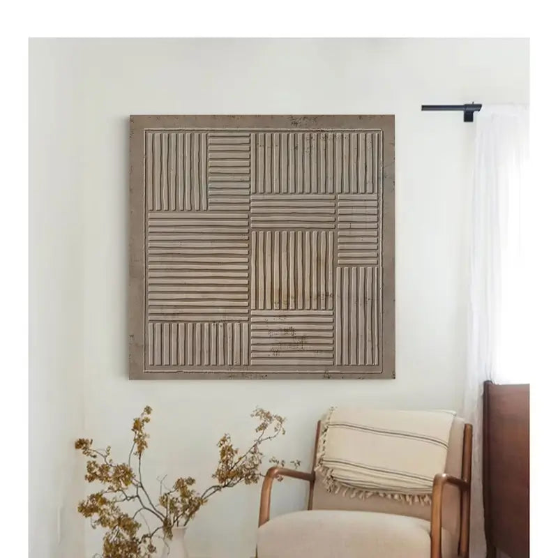 Abstract Tranquility Wall Art Canvas Print - Modern Home Decor for Living Room, Bedroom & Office #WS076 | Calming Abstract Painting for Relaxation & Meditation Spaces