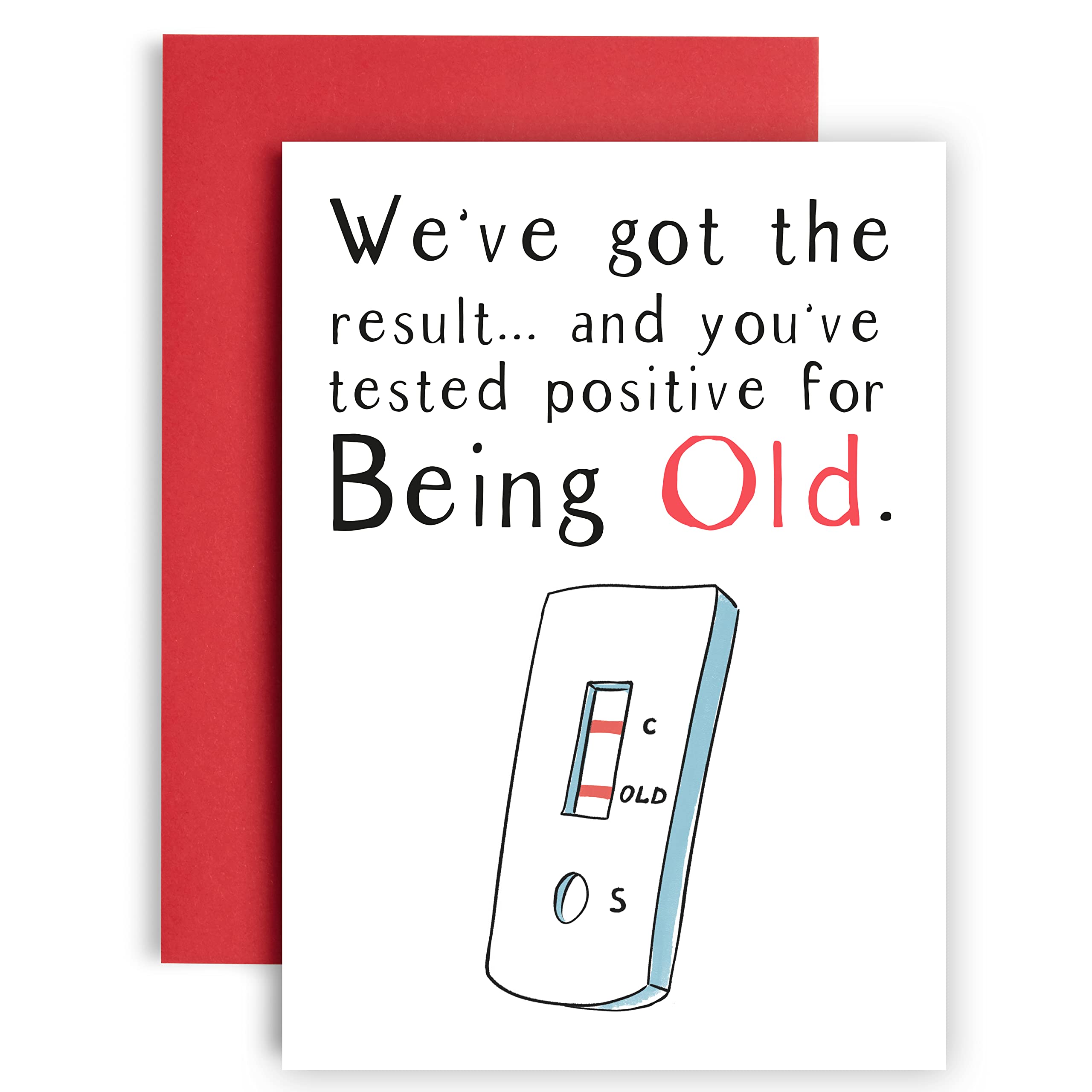 Funny Birthday Card for Men - A5 Size for Dad, Mom, Brother & Uncle