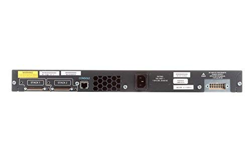 Cisco WS-C3750G-24T-S Catalyst 3750 24-Port Gigabit Ethernet Switch | Layer 3 Managed Network Switch for Office, Data Center & Enterprise Networking