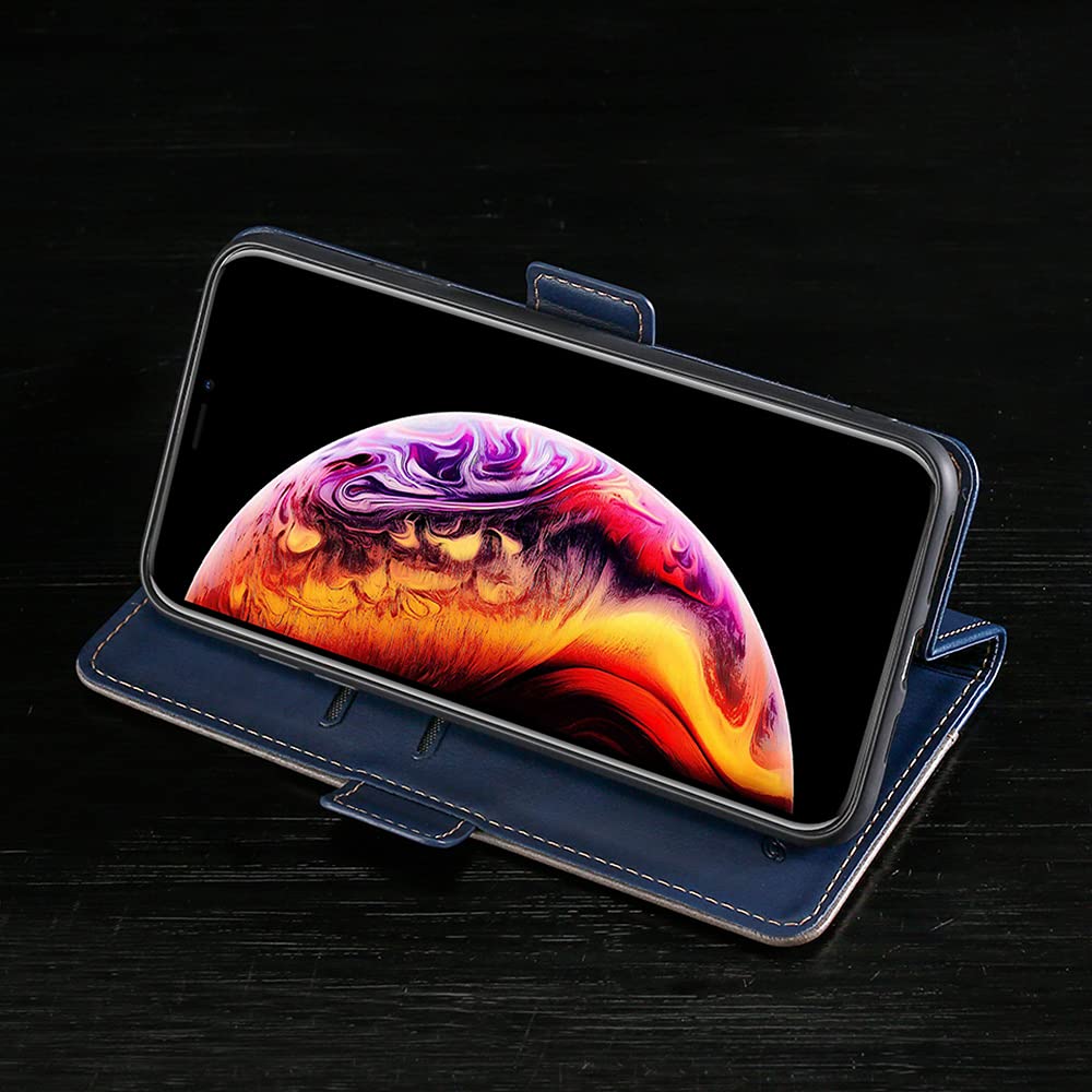 Sky Devices Elite F55 Flip Case with Soft TPU Screen Protector - 360° Rotating Stand Cover | Perfect for Work, Travel & Everyday Protection (Compatible with CPT-XQ)