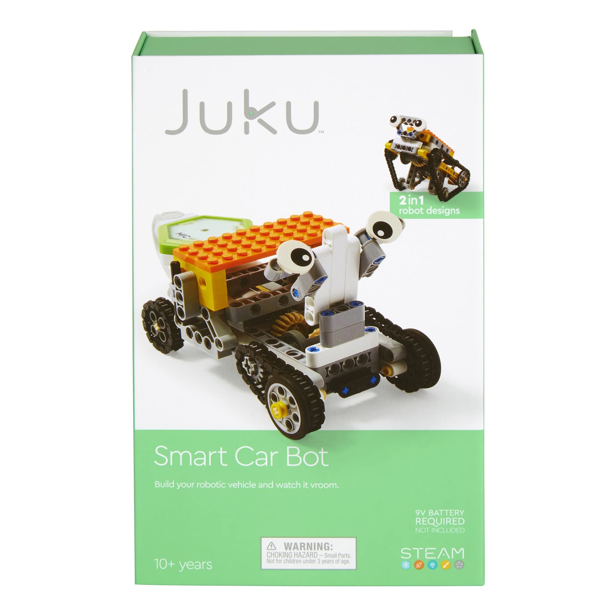Juku™ STEAM Smart Car Bots Kit - DIY Robotics Building Kit for Kids Ages 8-12 | Learn Coding & Engineering | Perfect for STEM Education & Science Projects