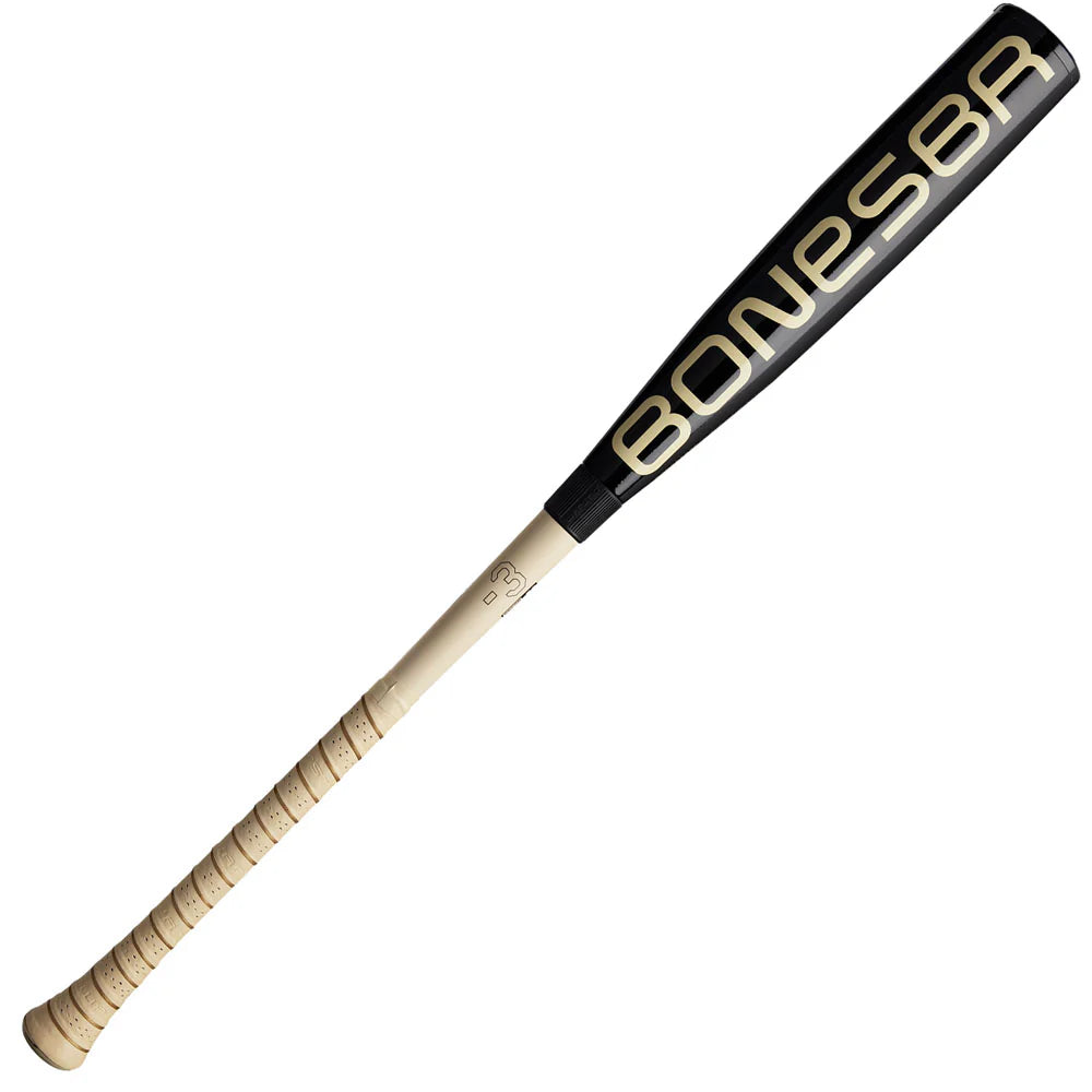 Warstic 2025 Bonesaber Hybrid Black Cobra BBCOR Baseball Bat - High Performance Adult Baseball Bat for League Play & Training - Perfect for Power Hitters & Competitive Players
