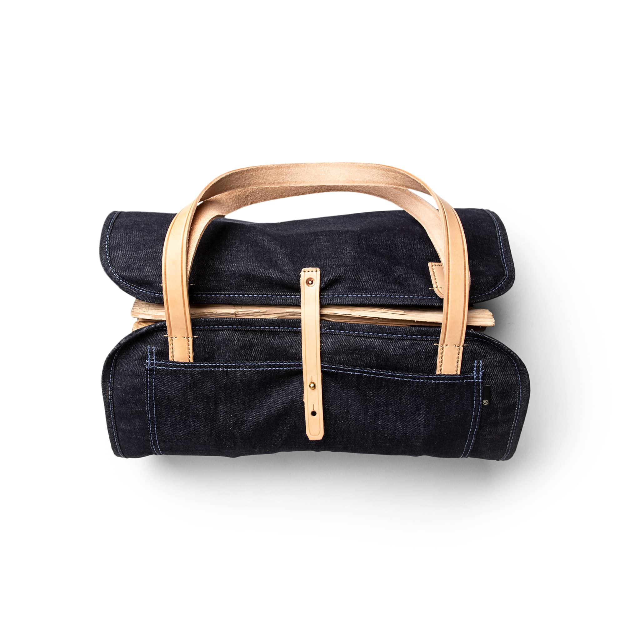 The Log Bag - Stylish Denim Tote for Women | Durable & Fashionable Handbag for Work, Travel & Everyday Use