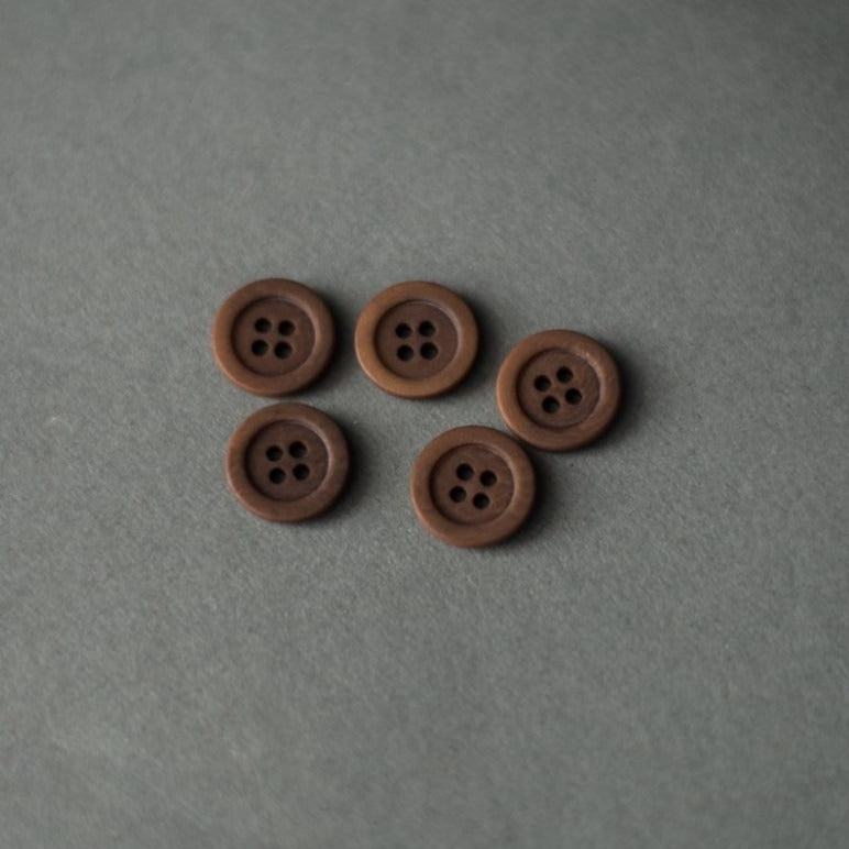 Merchant & Mills 20mm Corozo Buttons - Natural & Eco-Friendly for Sewing, Crafts & DIY Fashion Projects - Perfect for Jackets, Coats & Handmade Accessories