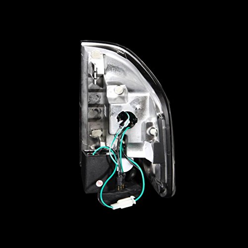 Black LED Tail Lights Assembly Set for Chevy S-10 & GMC Sonoma - Left Driver & Right Passenger Side Replacement - Upgrade Your Truck's Style & Safety for Night Driving & Off-Road Adventures