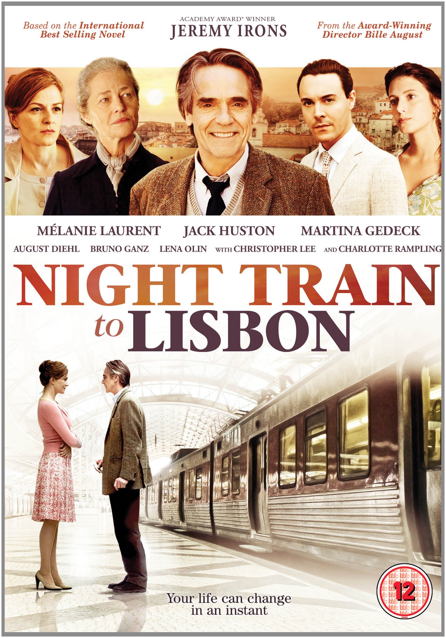 Night Train To Lisbon DVD - Romantic Drama Movie for Date Night & Relaxing Evenings