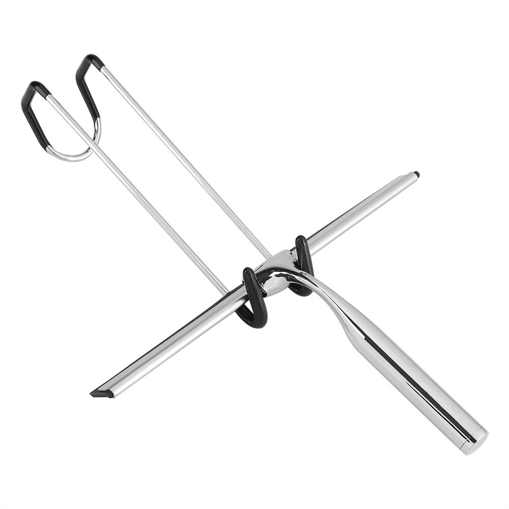 Premium Stainless Steel Window Squeegee with Zinc Alloy Frame - Heavy Duty Glass Cleaner for Cars, Windows & Mirrors | Easy to Use with Convenient Hook | Perfect for Auto Detailing, Home Cleaning & Commercial Use