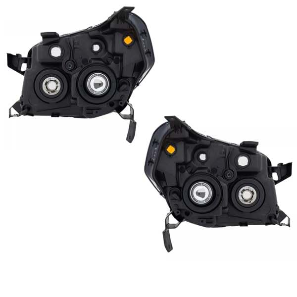 06-08 Honda Pilot Halogen Headlight Assembly Pair - Left & Right Side Replacement Lamps (No Bulbs Included) - Perfect for Night Driving & Off-Road Adventures