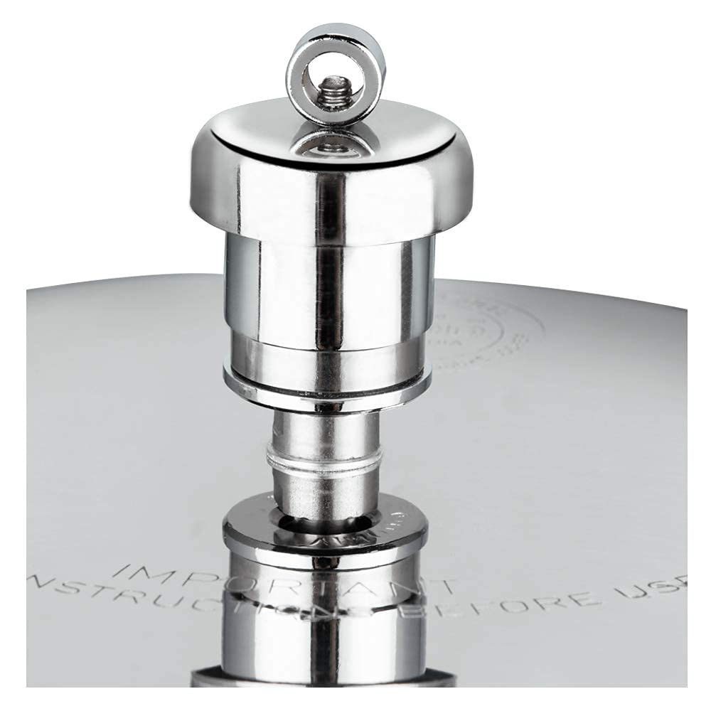 Vinod Stainless Steel 3L Pressure Cooker with Induction Base & Sandwich Bottom – Perfect for Indian Cooking, Soups, Rice & Quinoa – Ideal for Home Kitchens & Meal Prep