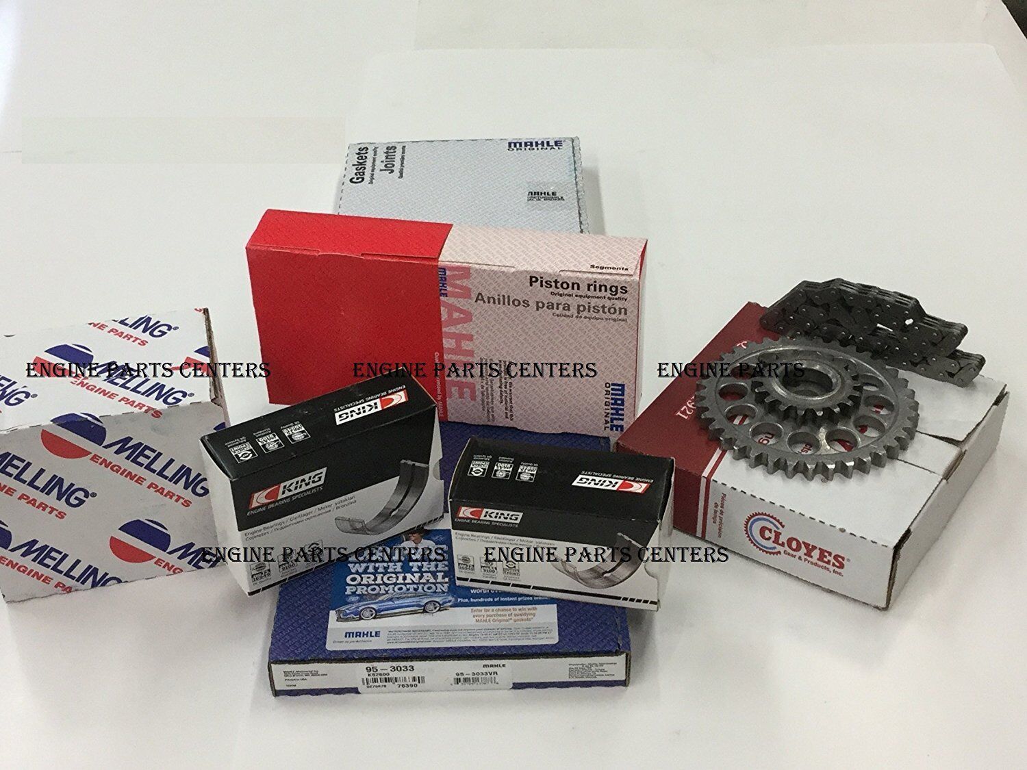 1967-1973 Chrysler Dodge 318 Engine Rebuild Kit - Complete Gasket Set & Bearings - Perfect for Classic Car Restoration & Performance Upgrades