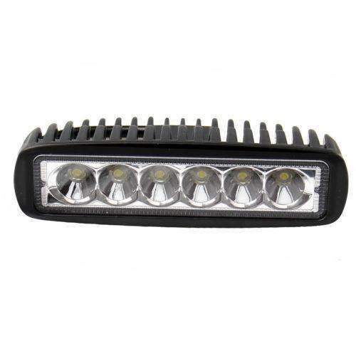 Eagle Lights Elite Series 6 LED Light Bar for Harley Davidson Softail & Dyna - 2500 Lumens Flood Beam - Off-Road, Night Riding & Adventure Motorcycle Lighting