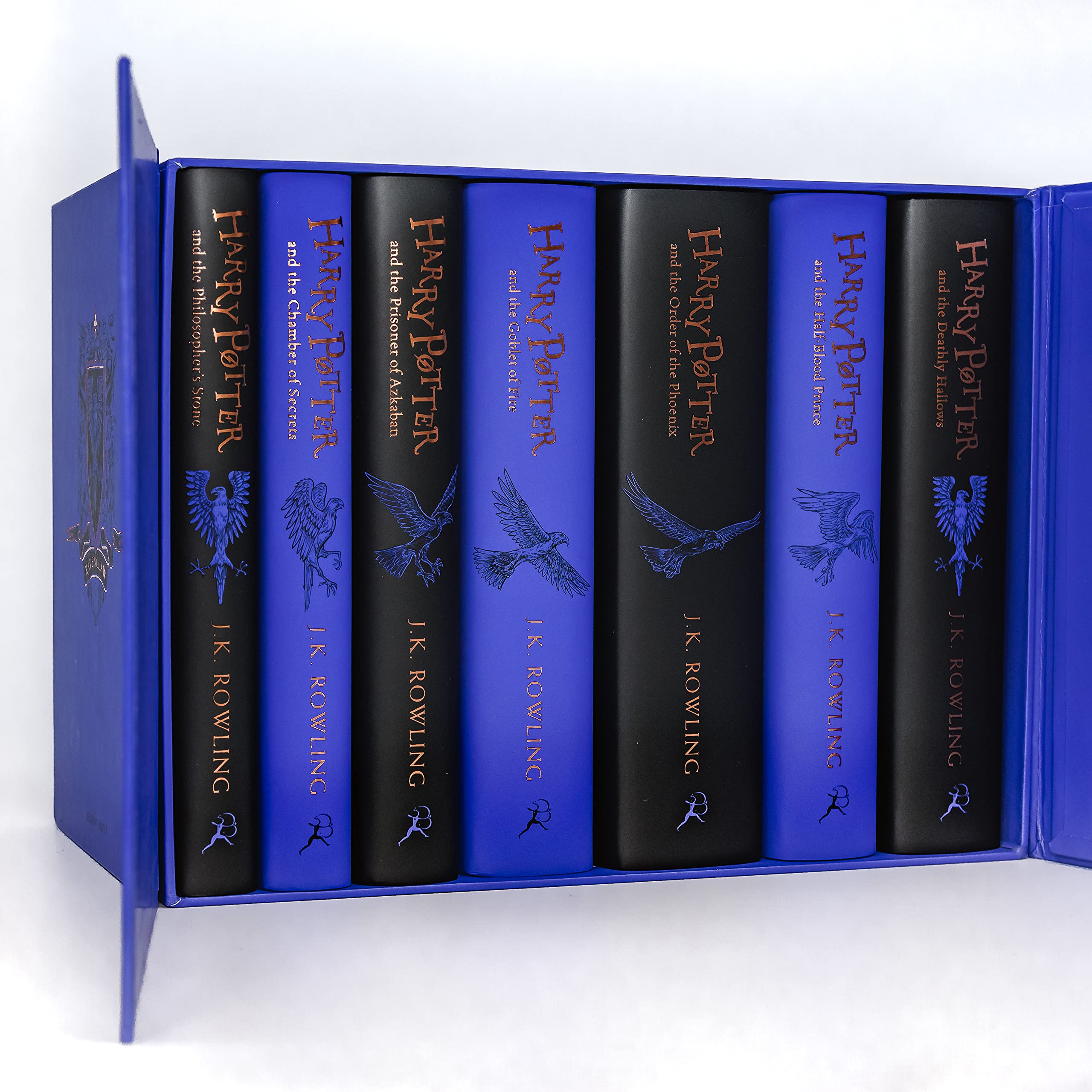 Harry Potter Ravenclaw House Editions Hardback Box Set - Complete 7-Book Collection | Official Hogwarts House Series | Perfect for Fans, Collectors & Book Lovers | Great for Gifts, Reading Nook Decor & Potterhead Displays