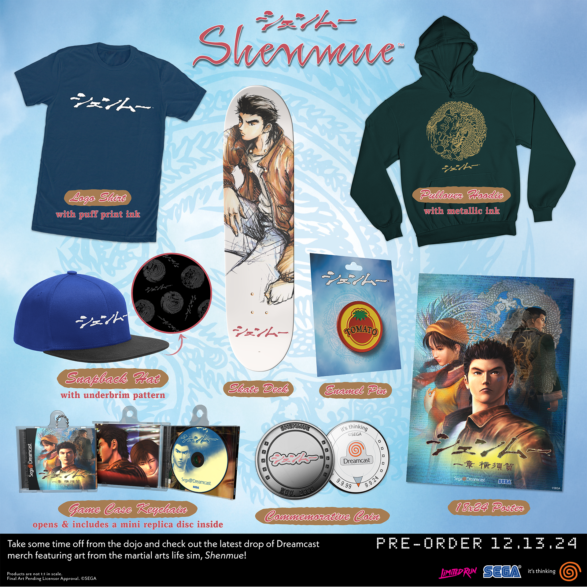 Shenmue Commemorative Coin - Limited Edition Collectible for Video Game Fans | Perfect for Display, Gifts, and Gaming Memorabilia Collections