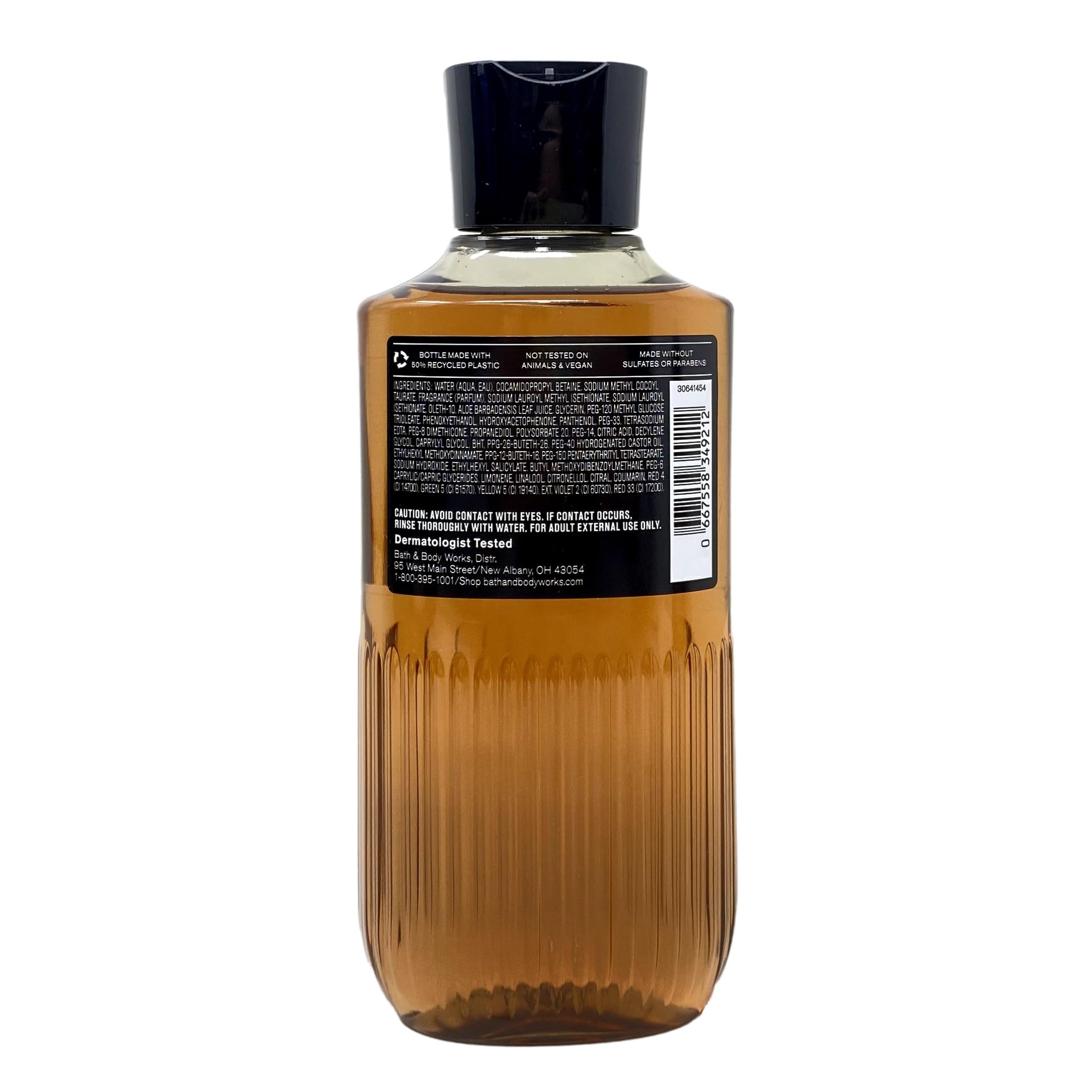 Nocturnal Cherry Cologne & Mahogany Teakwood 3-in-1 Hair Face Body Wash Gift Set for Men - Bath & Body Works Full Size Collection - Perfect for Gifts, Travel & Daily Skincare Routine