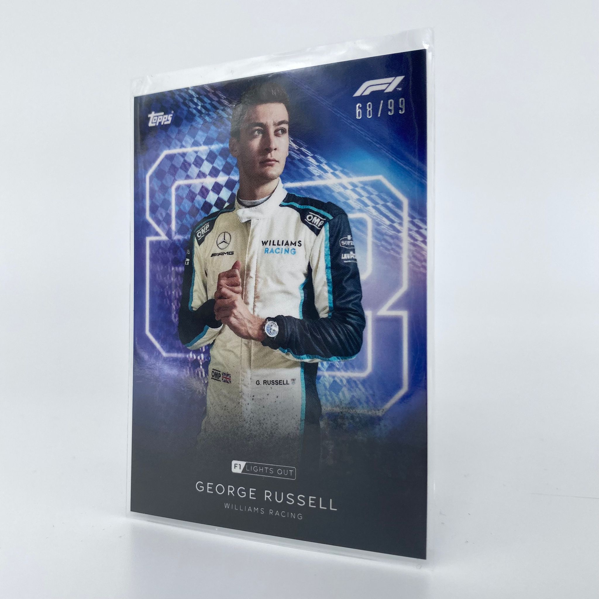 Russell George 99 Blue Parallel Baseball Card - Rare Collectible for Sports Memorabilia & Trading Card Enthusiasts (Perfect for Display, Investment, and Trading)