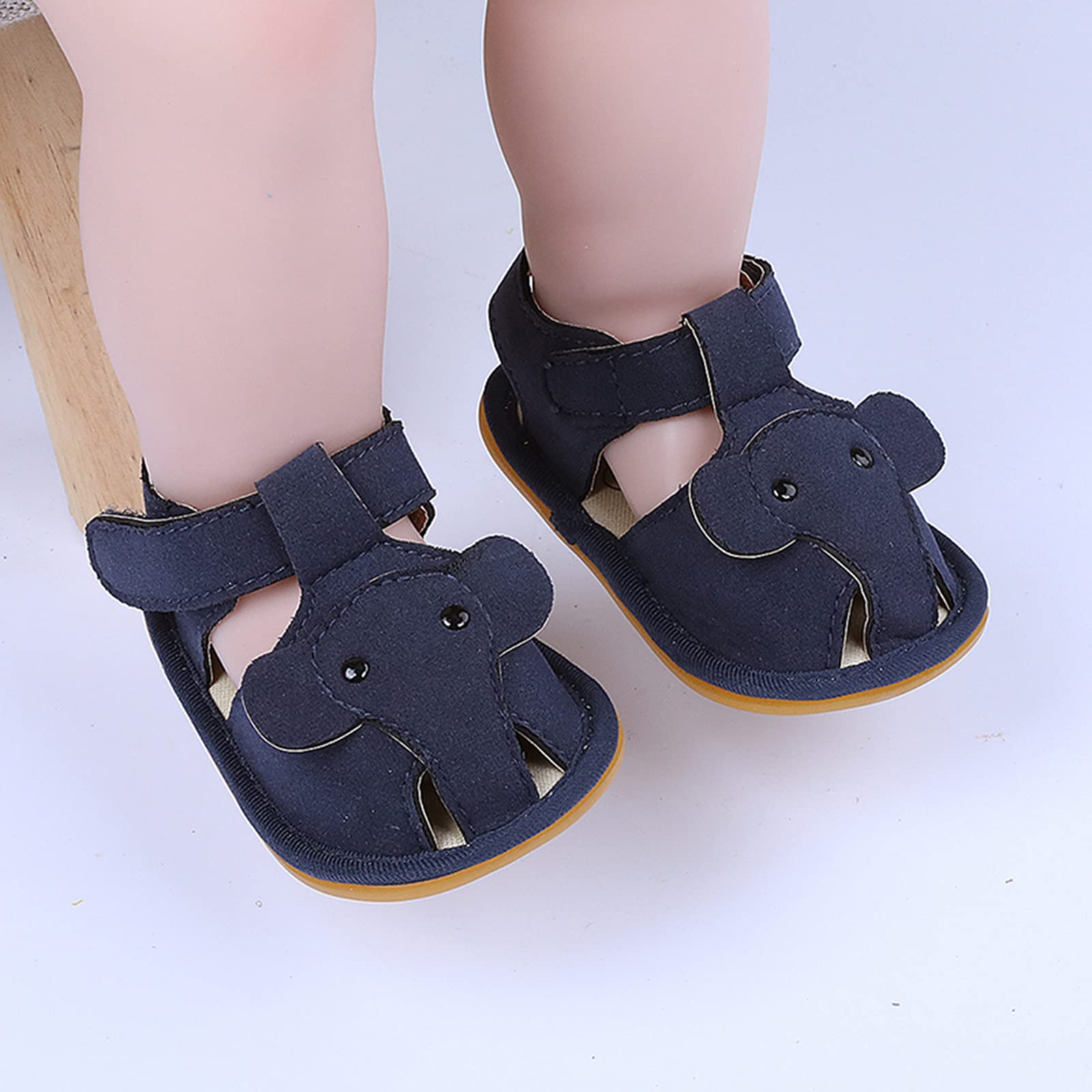 **Toddler Girls' Elephant Sandals - Soft Sole Beach Sandals for Baby Girls, Summer Prewalker Shoes for Comfortable Walking & Outdoor Play**    *(Perfect for Beach Trips, Park Walks, and Everyday Playtime!)*