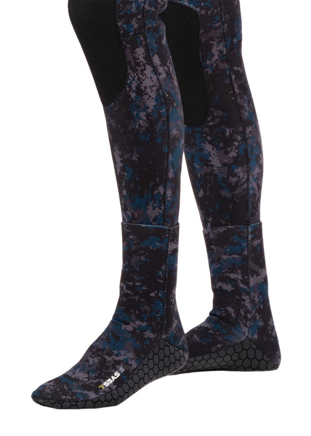 Spearo 7 Seas 2.5mm Neoprene Diving Socks - 3 Pack for Scuba Diving, Snorkeling & Water Sports | Warm & Comfortable Footwear for Cold Water Activities