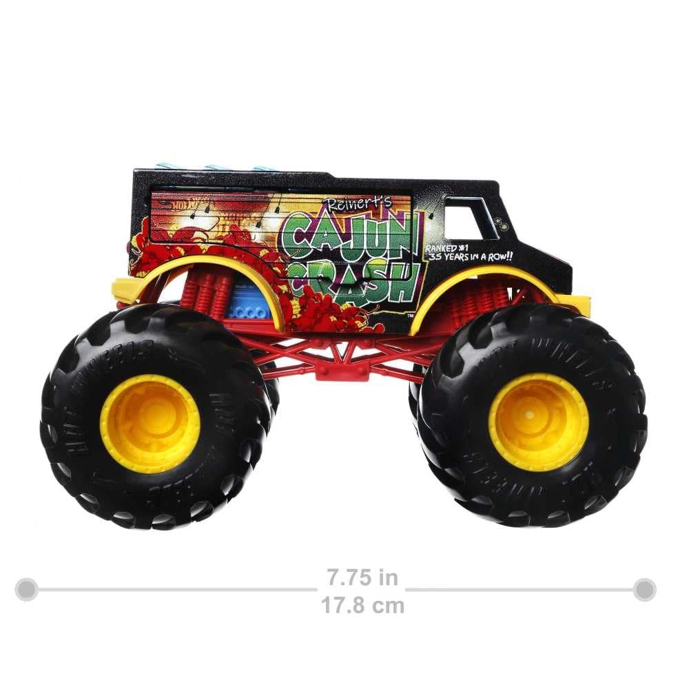 Hot Wheels Monster Cajun Crash Die-Cast Toy Car - High-Speed Racing & Stunt Play for Kids & Collectors | Perfect for Playrooms, Birthday Gifts & Display Collections