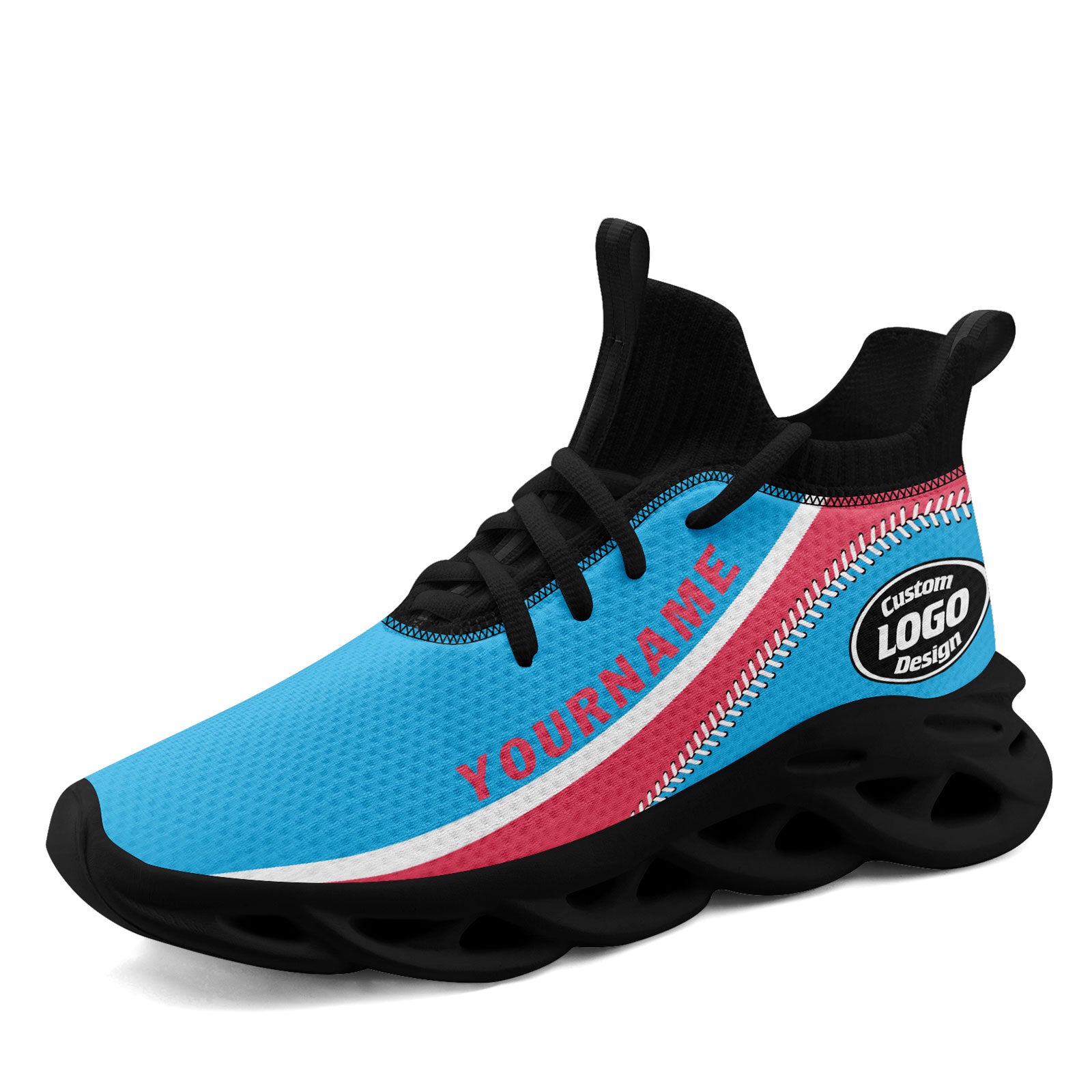 Custom Maxsoul Personalized Sneakers for Men & Women - Breathable Running Shoes FN030A D028014 Size 9 | Perfect for Gym Workouts, Jogging & Casual Wear