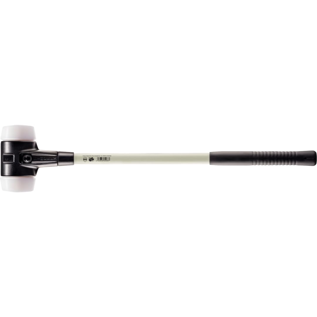 Halder 3707081 Superplastic Sledge Hammer with Cast Iron Housing - 80mm Multi-Color Heavy Duty Hammer for Construction, Demolition, and Metalworking Projects