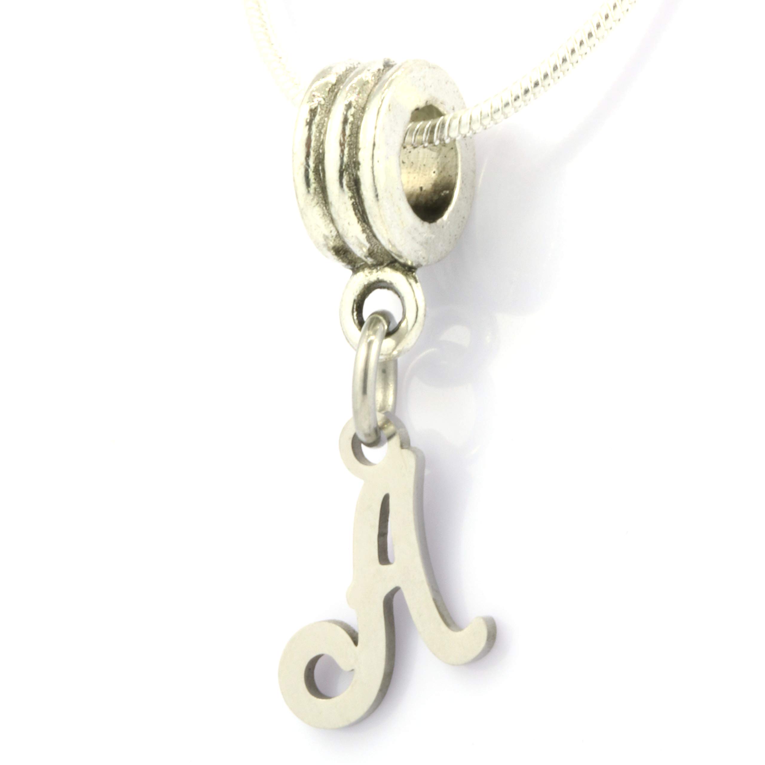 Personalized Initial Necklaces for Women & Men - Stainless Steel Monogram Letter Necklace with Custom Alphabet Charms | Perfect for Gifts, Anniversaries, and Everyday Wear