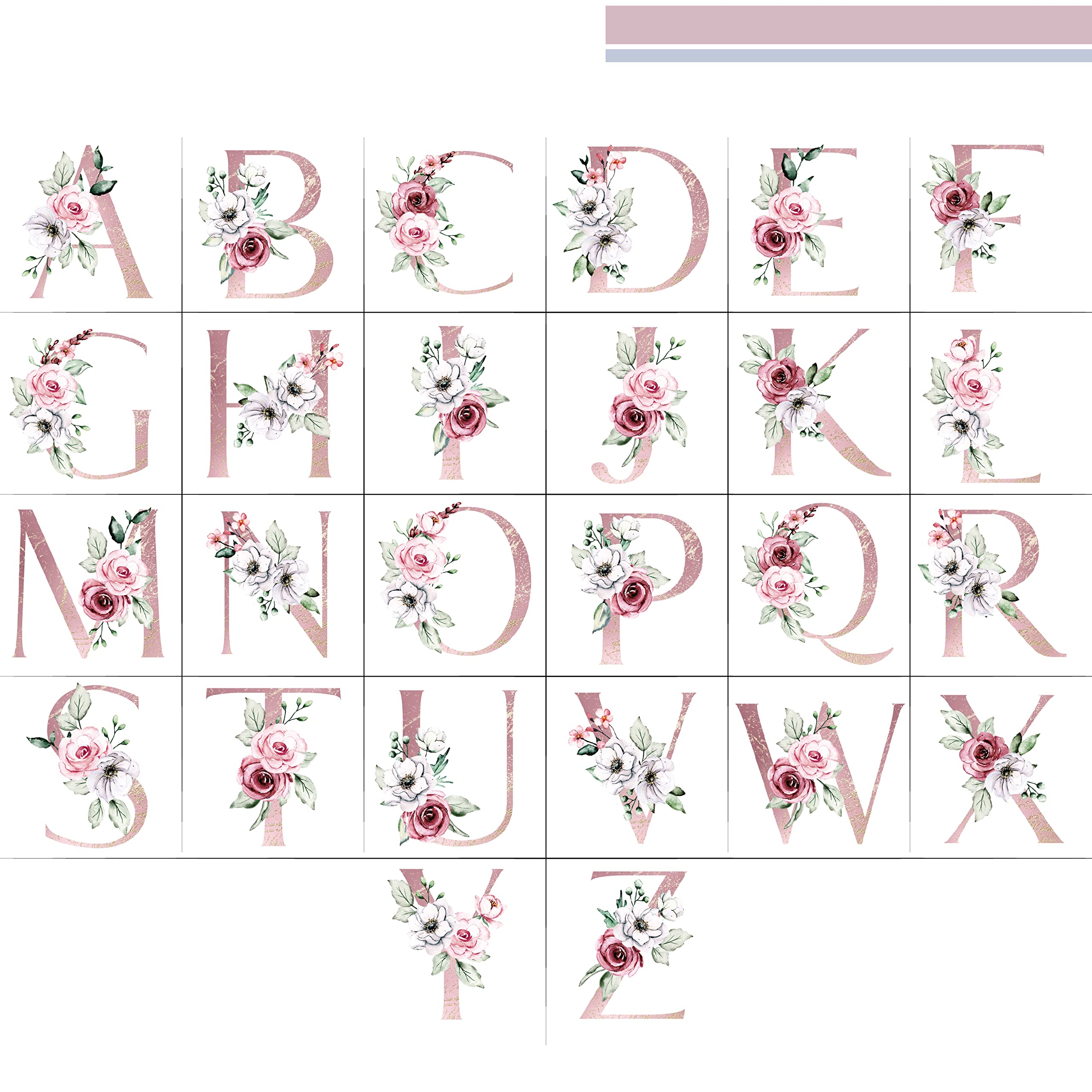 Floral Monogram Tote Bags for Women - Personalized Wedding Gift for Bridesmaids, Bachelorette Party Favor - Perfect for Beach Weddings, Bridal Showers & Girls' Weekend Getaways