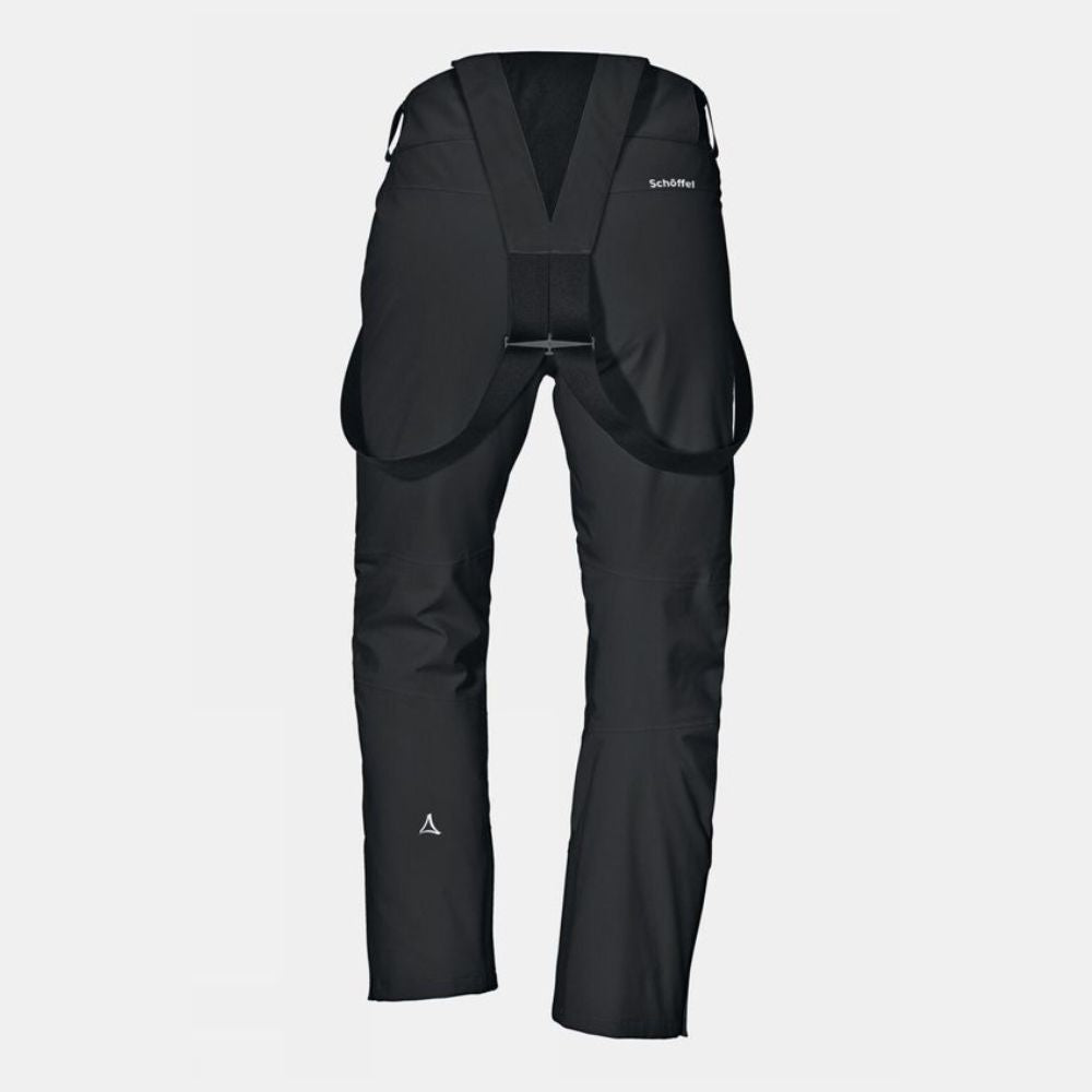 Schoffel Weissach Men's Ski Pants - Waterproof Winter Snow Pants for Skiing & Snowboarding - Black Regular Length - Perfect for Alpine Adventures & Cold Weather Activities
