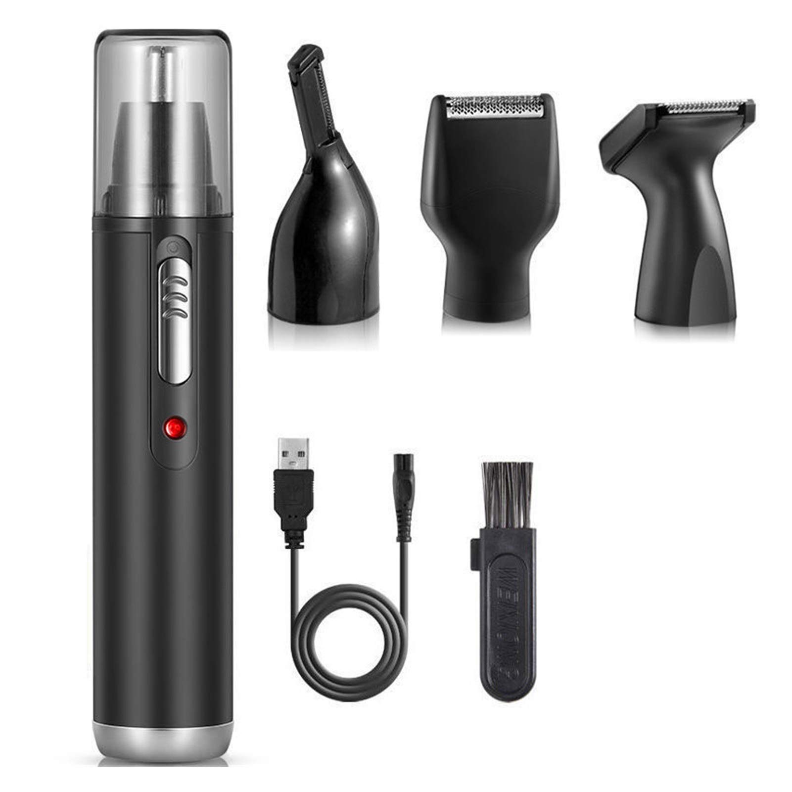 Painless Electric Nose Hair Trimmer for Men & Women - Waterproof Dual Edge Blades for Easy Cleaning - Perfect for Travel, Grooming & Personal Care