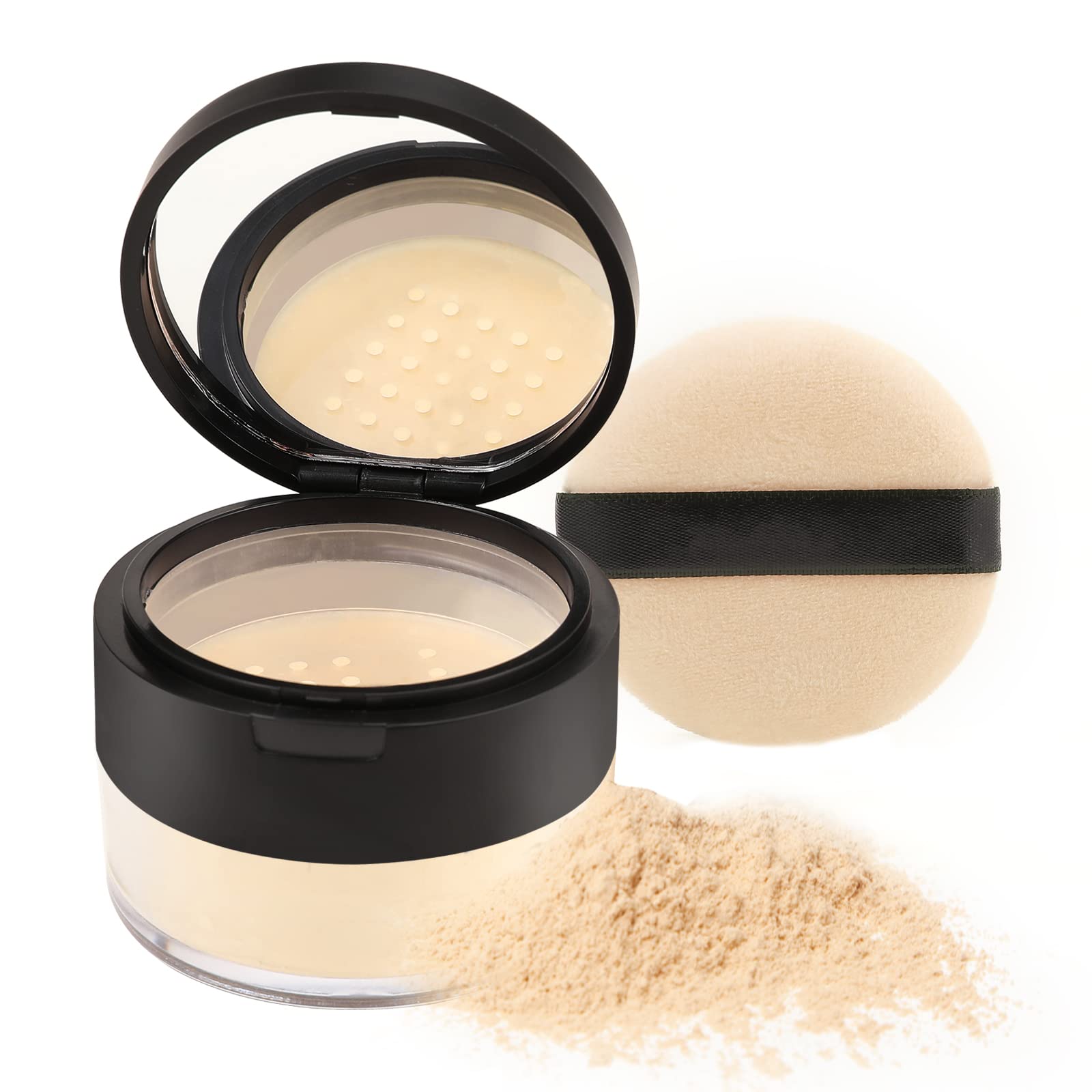 Boobeen Translucent Loose Setting Powder - Oil Control Face Powder for Long Lasting Matte Finish | Lightweight Makeup Foundation for Smooth Skin | Perfect for Daily Wear & Special Occasions
