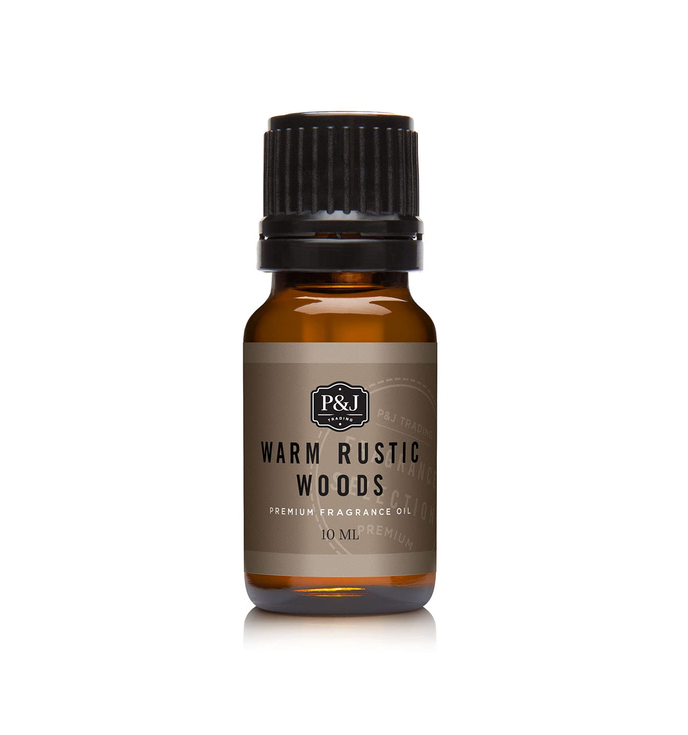 P&J Fragrance Oil - Warm Rustic Woods 10ml - Premium Scented Oil for Candle Making, Soap Crafting, Diffusers & Home Fragrance | Create Cozy Autumn Ambiance & Relaxing Spa Atmosphere