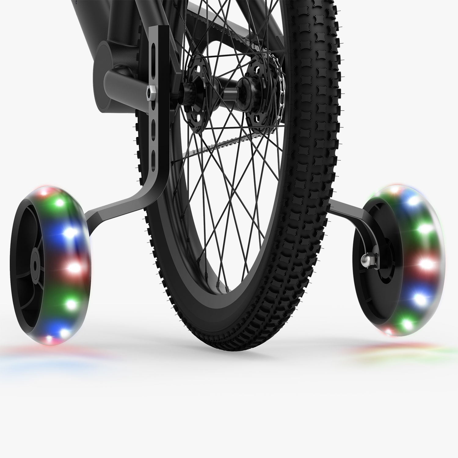 Spark Light Up Training Wheels for Kids - LED Safety Bike Wheels for Boys & Girls - Perfect for Night Riding and Beginner Cyclists