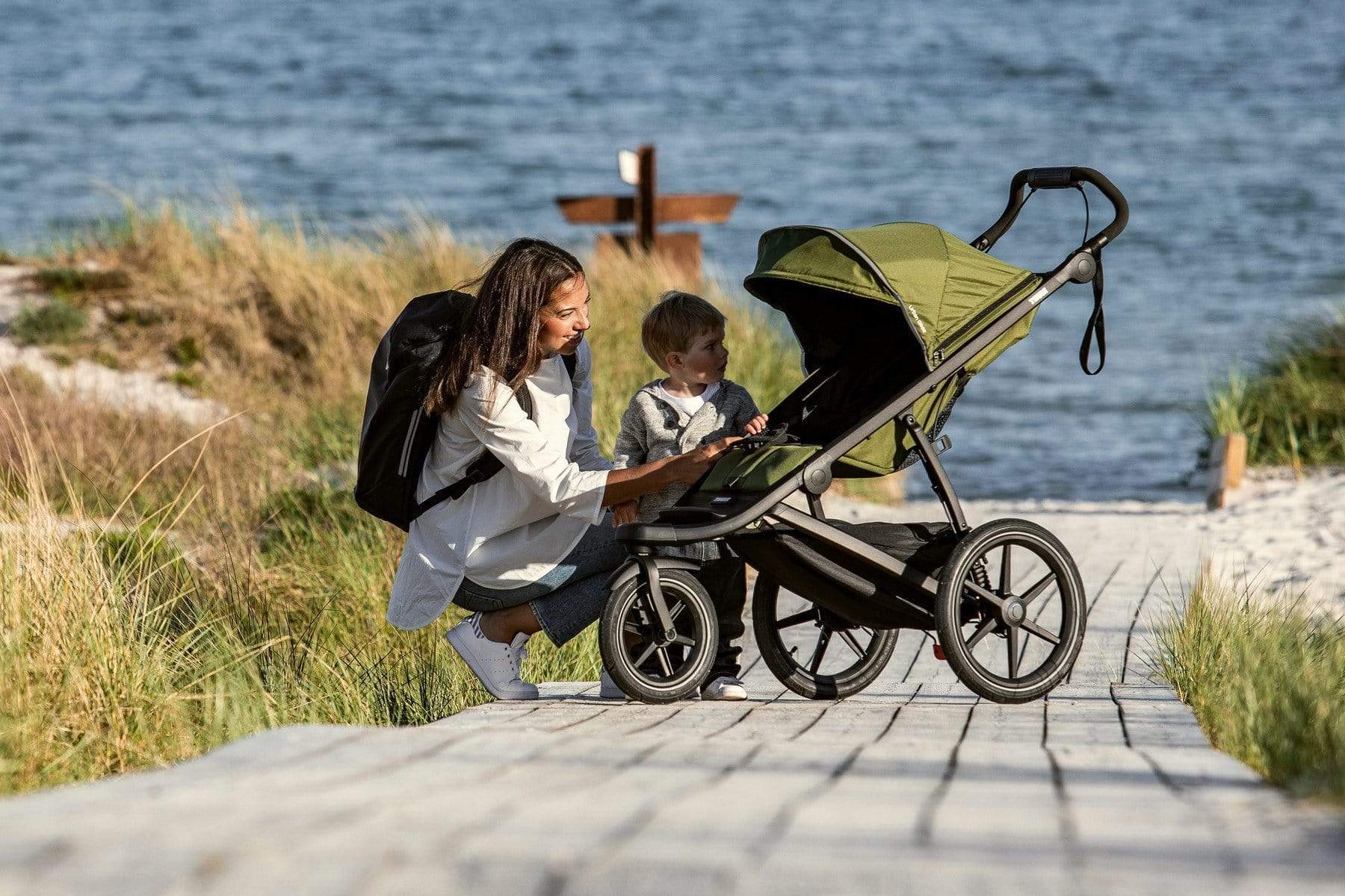 Thule Urban Glide 2 Jogging Stroller - Lightweight All-Terrain Baby Stroller for Running & Walking | Perfect for Active Parents & Outdoor Adventures
