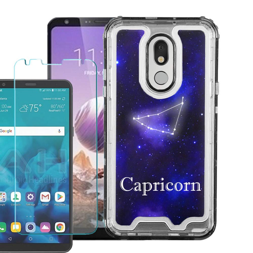 LG Stylo 5 Case with Screen Protector - Hybrid Bumper Cover for Daily Protection