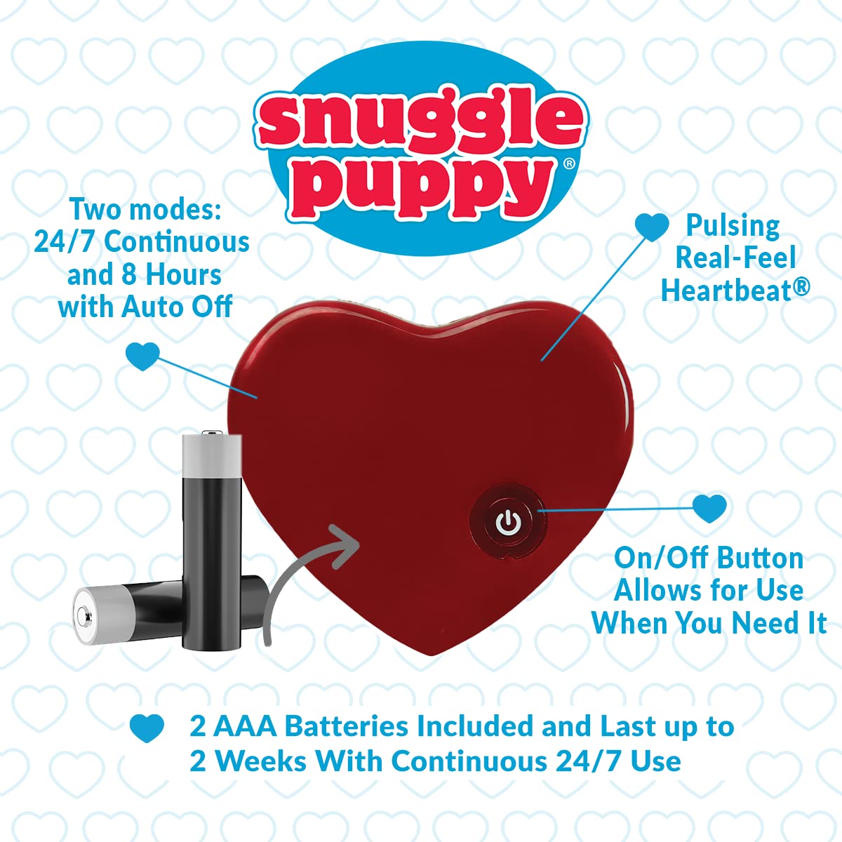 Original Snuggle Puppy Essentials Starter Kit - Heartbeat Dog Toy & Calming Aid with 3 Heat Packs, Puppy Teething Chew Toy & Soft Blanket for Anxiety Relief | Perfect for New Puppies, Separation Anxiety & Crate Training