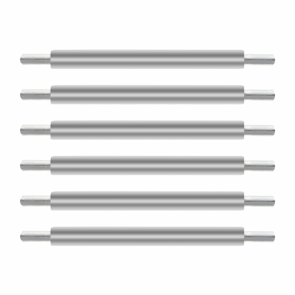 Ewatchparts 6 Spring Bar Pin for Rolex Submariner 16610, 16613, GMT 16700, 16710 - Fat Spring Bar Replacement | Compatible Watch Repair Parts for Professional Watchmakers & DIY Enthusiasts | Perfect for Watch Band Replacement & Maintenance