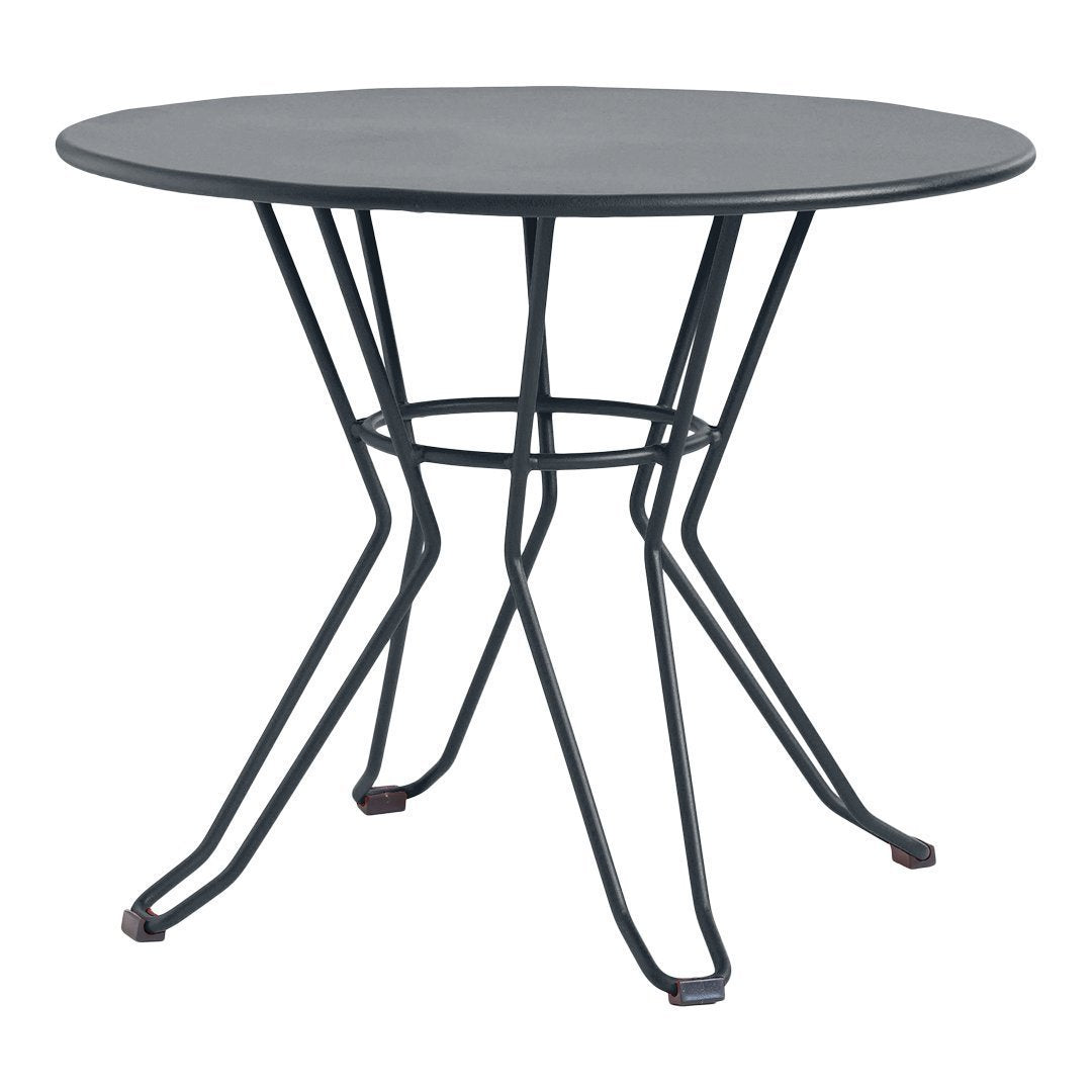 Modern Capri Round Side Table - Small Accent Table for Living Room, Bedroom, or Patio - Perfect for Coffee, Books, and Decor