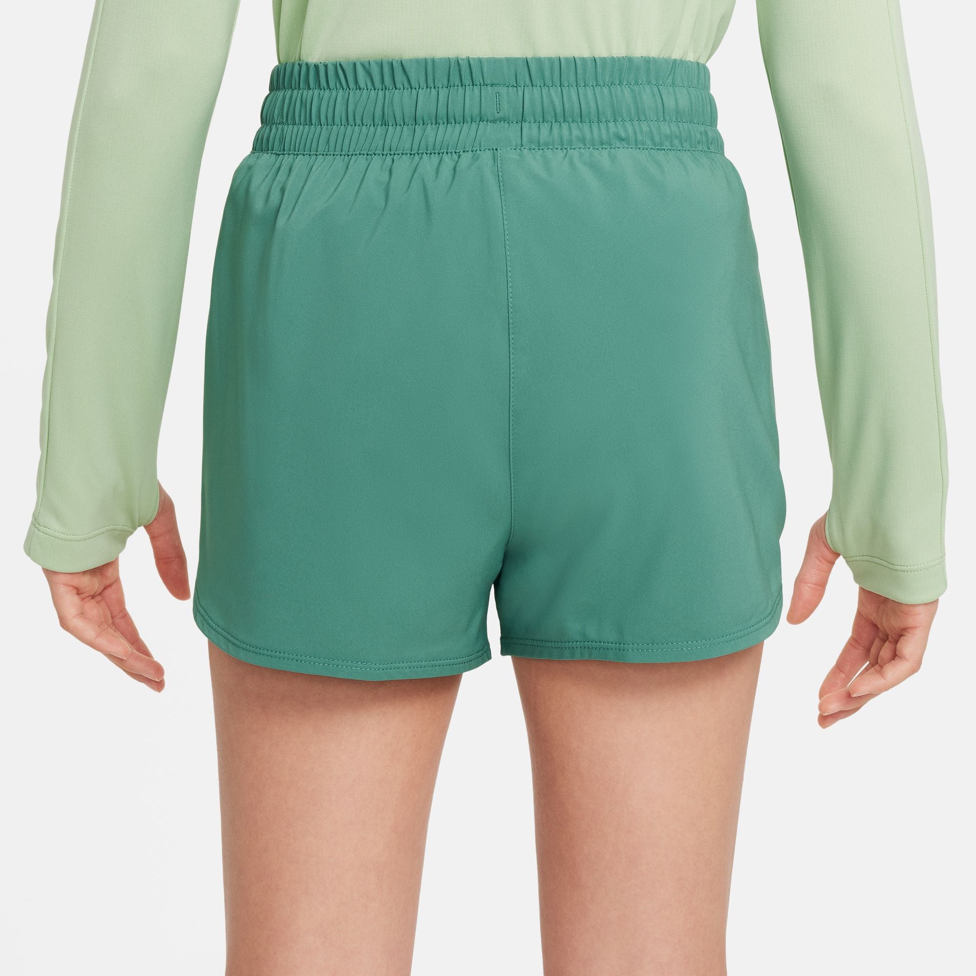 Nike Girls' Dri-FIT High Waisted Woven Shorts - Moisture-Wicking Athletic Shorts for Running, Yoga & Gym Workouts