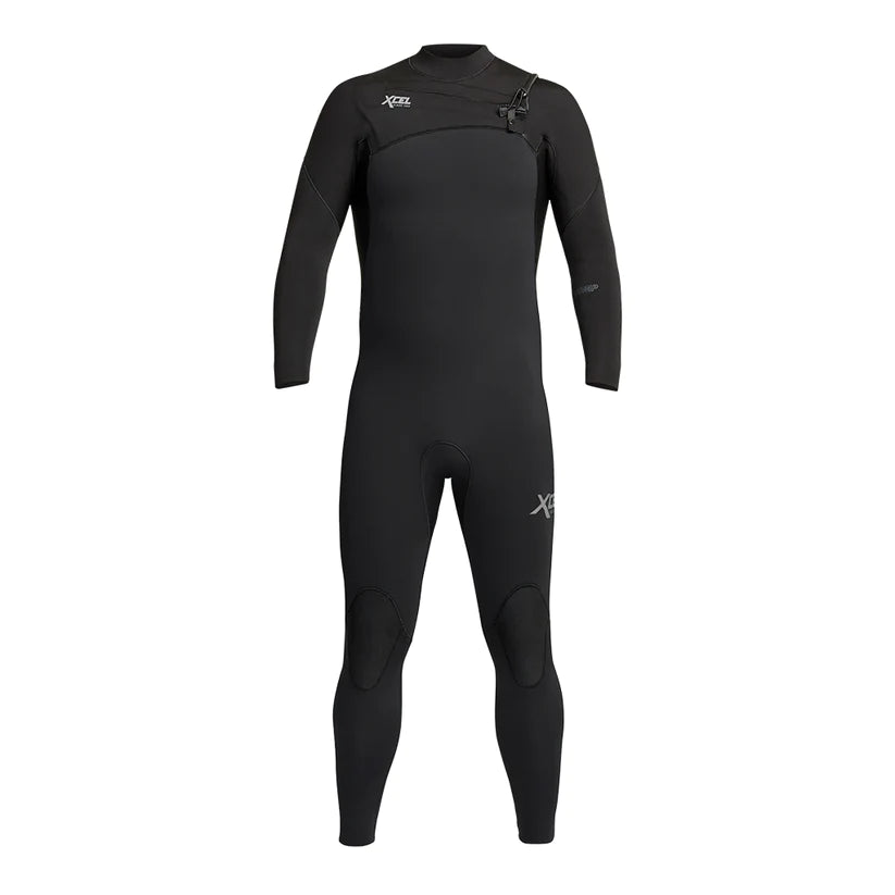 **Men's 3/2mm Full Wetsuit with Front Zip - Scuba Diving, Surfing & Water Sports Gear**