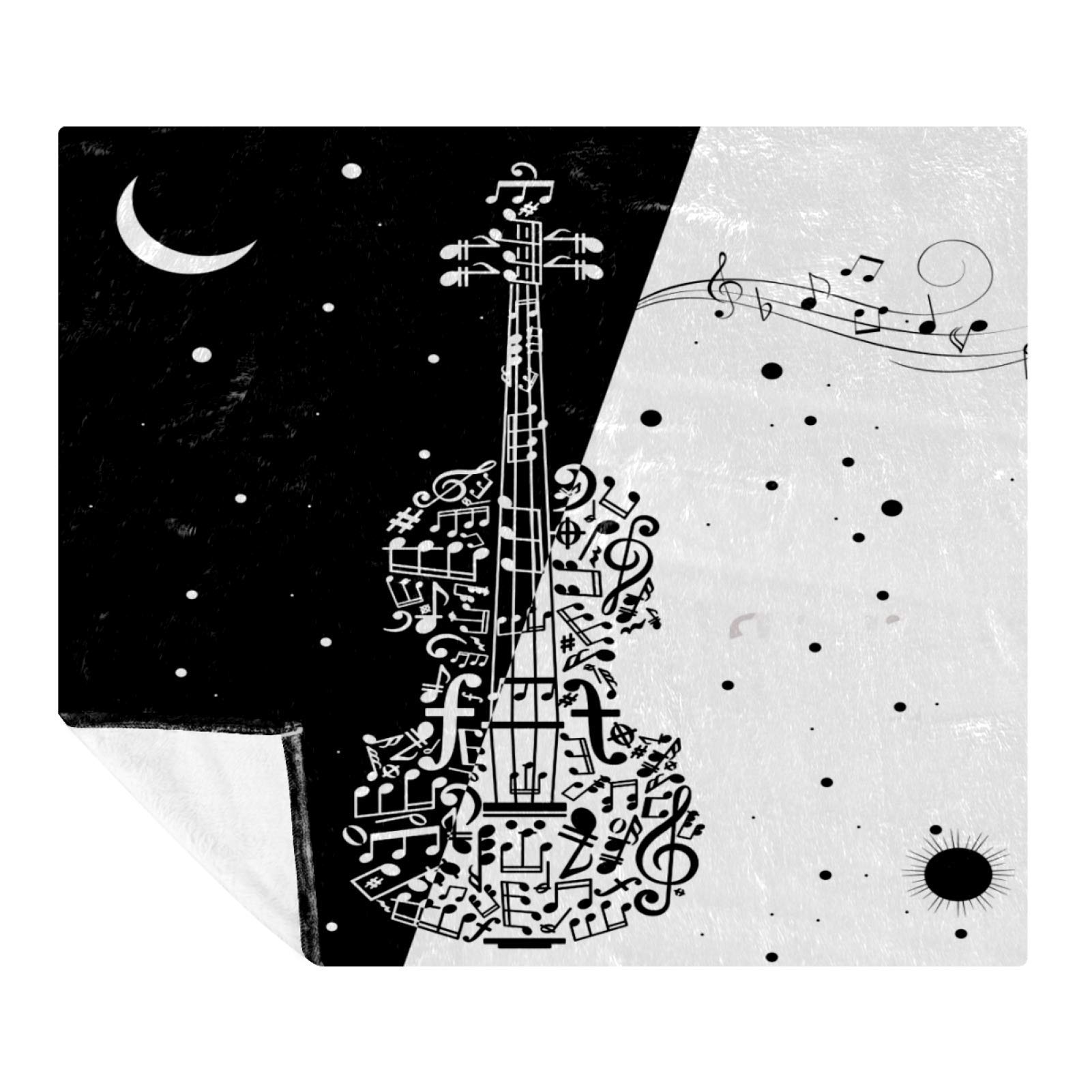 Super Soft Violin Flannel Fleece Throw Blanket - Lightweight Warm Plush Blanket for Couch, Sofa & Bed (59x78.7 inches) - Perfect for Cozy Nights, Movie Time & Home Decor