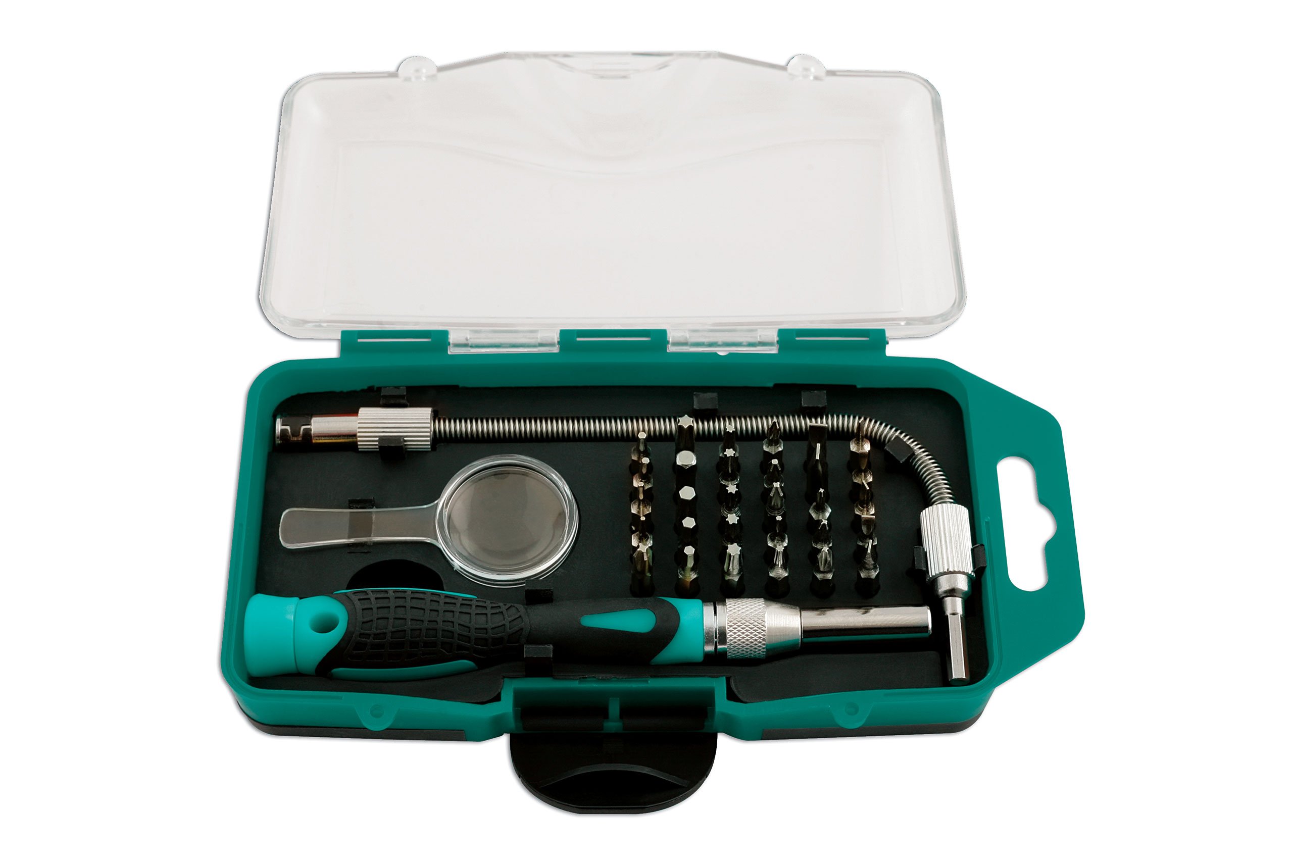 Kamasa LAS56049 33-Piece Precision Tool Kit for Electronics, Jewelry & Watch Repair - Essential for DIY, Hobbyists & Professionals