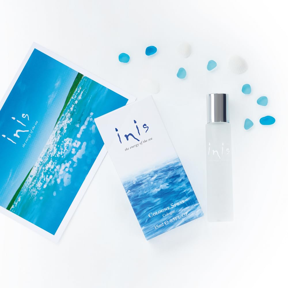 Inis The Energy of the Sea Cologne Travel Size Perfume for Women & Men - 0.5oz Ocean Fragrance Eau de Toilette - Perfect for Travel, Gifts & Daily Wear
