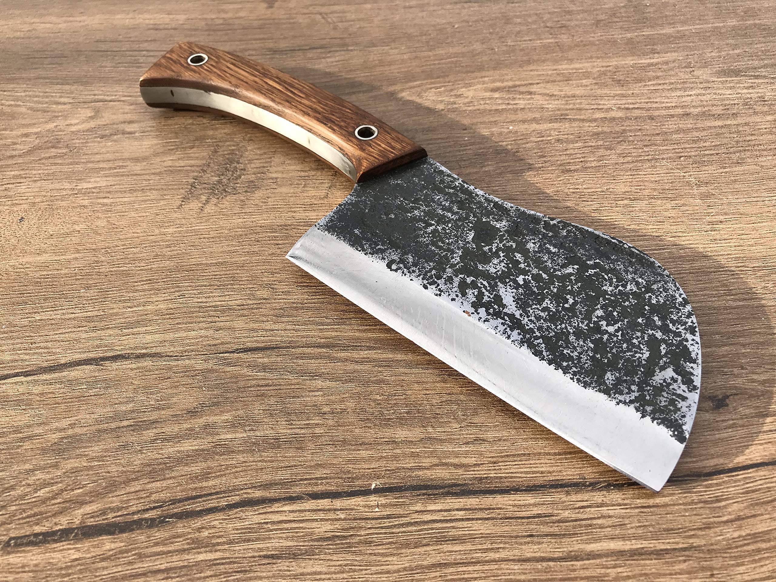 Premium Viking Butcher Knife - Heavy Duty Meat Chopper for Beef, Pork & Lamb - Professional Butcher Utensils - Ideal Chef & Kitchen Gift for Men - Perfect for BBQ, Hunting & Outdoor Cooking