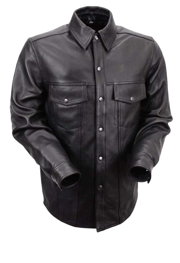 Soft Men's Lamb Shirt with Snap Buttons - Comfortable Casual & Workwear Shirt for Everyday Wear and Outdoor Activities