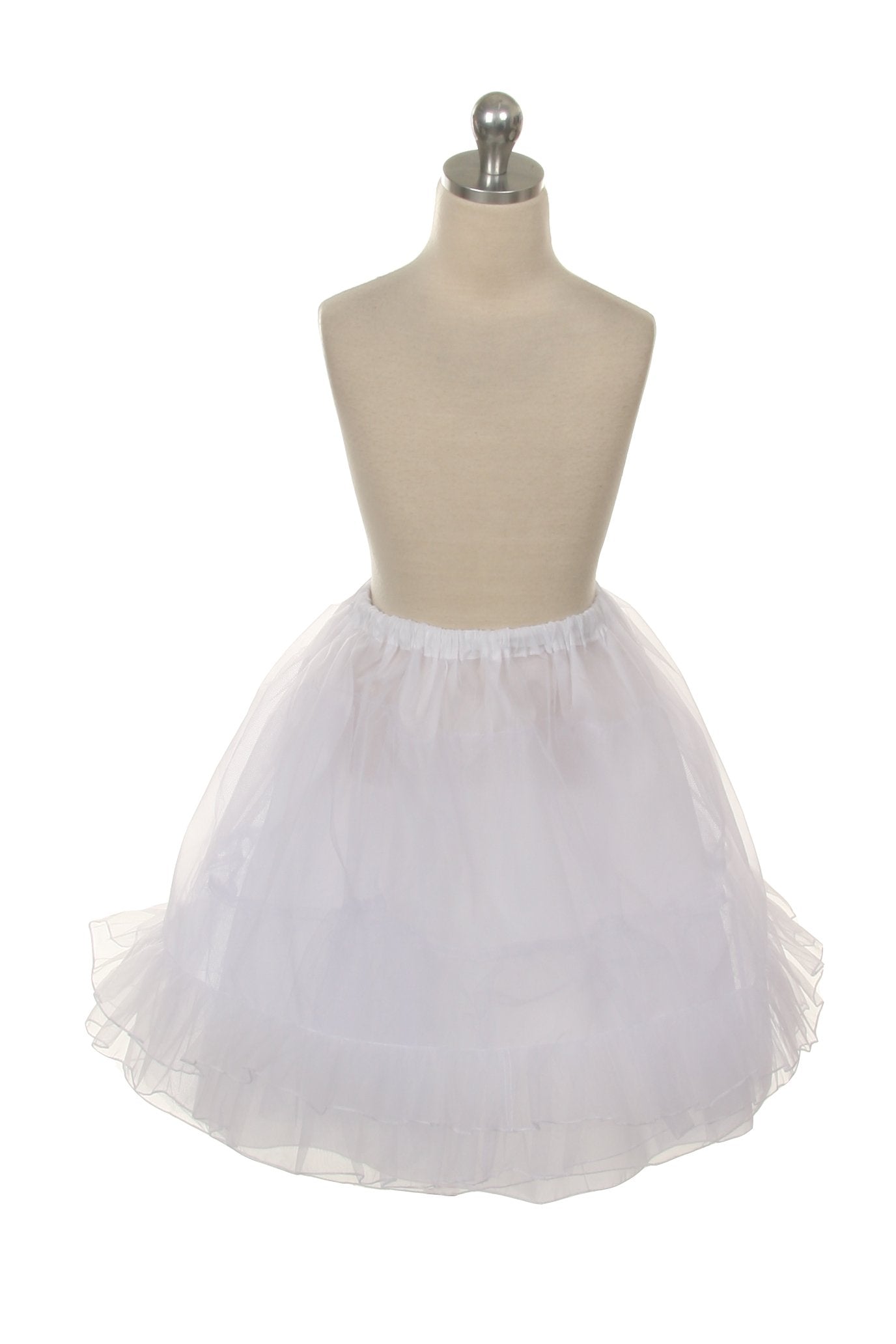 Triple Layered Petticoat for Tea Length Dresses - Fluffy Underskirt for Vintage, Wedding & Party Outfits