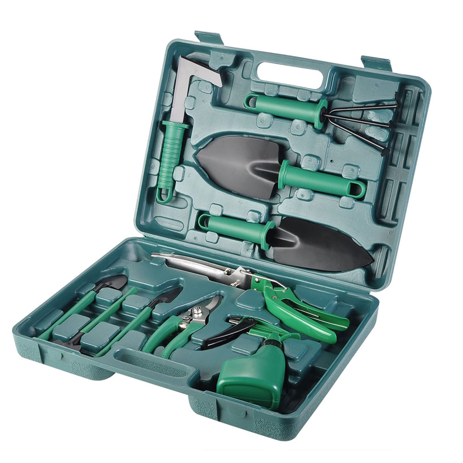 Heavy Duty 10pcs Gardening Tools Set - Ergonomic for Planting & Potted Plants