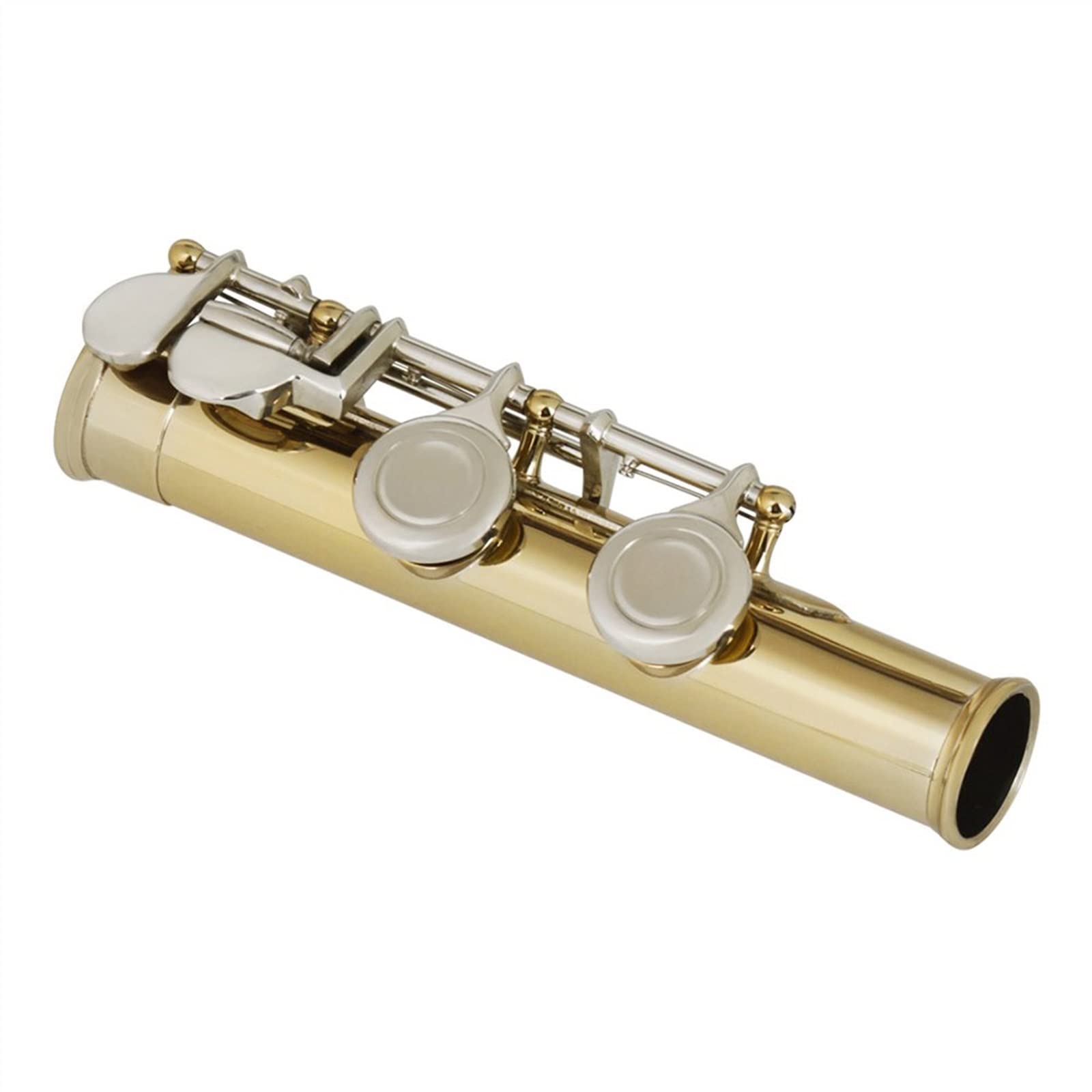 Professional 16-Hole Silver-Plated Flute with Keys - Includes Storage Case & Accessories | Ideal for Beginners, Students & Wind Instrument Enthusiasts | Perfect for Practice, Performances & Music Classes