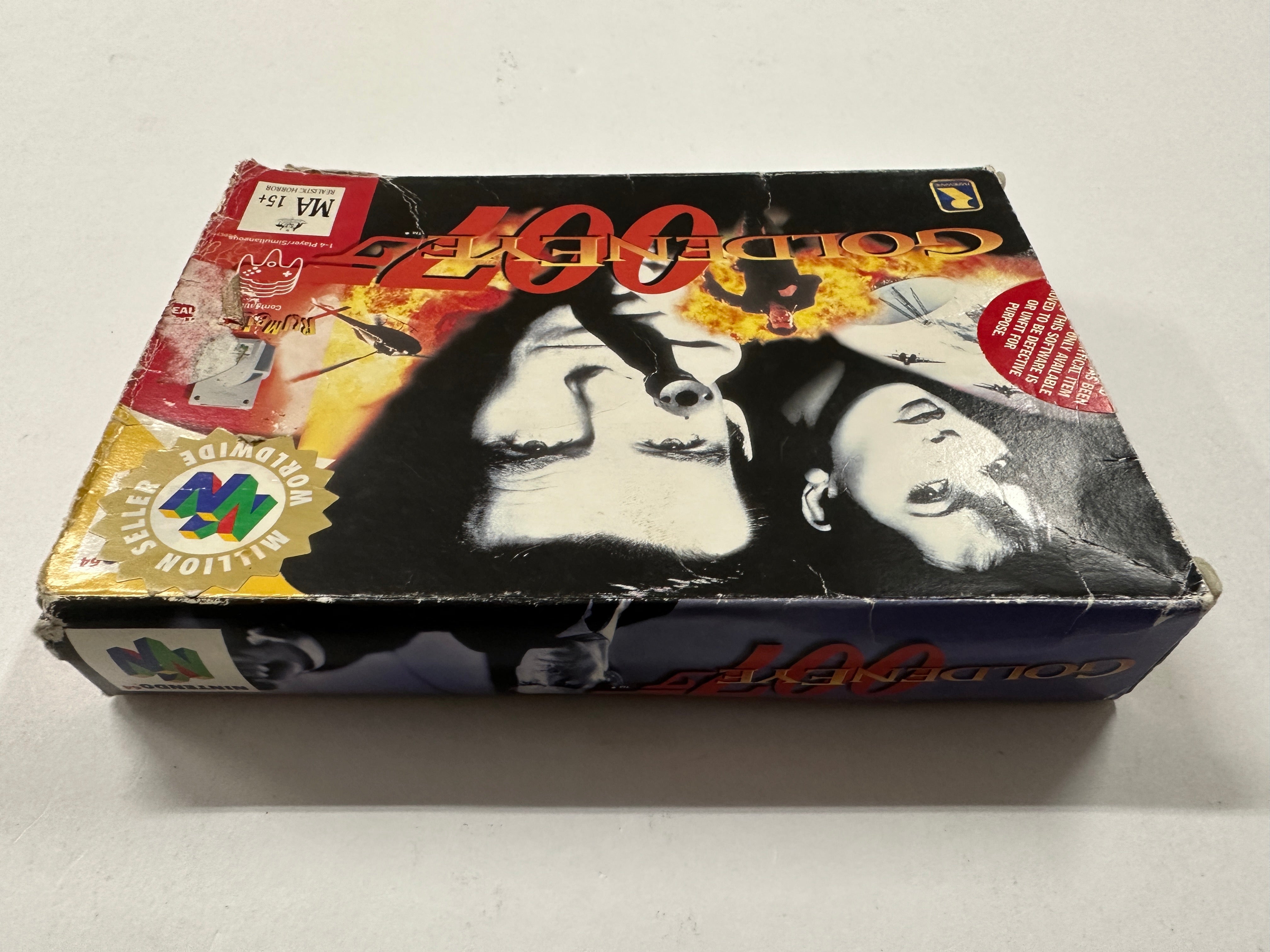 Goldeneye 007 Nintendo 64 Complete In Box - Authentic Retro Video Game for N64 Console | Perfect for Gaming Collectors and 90s Nostalgia Fans