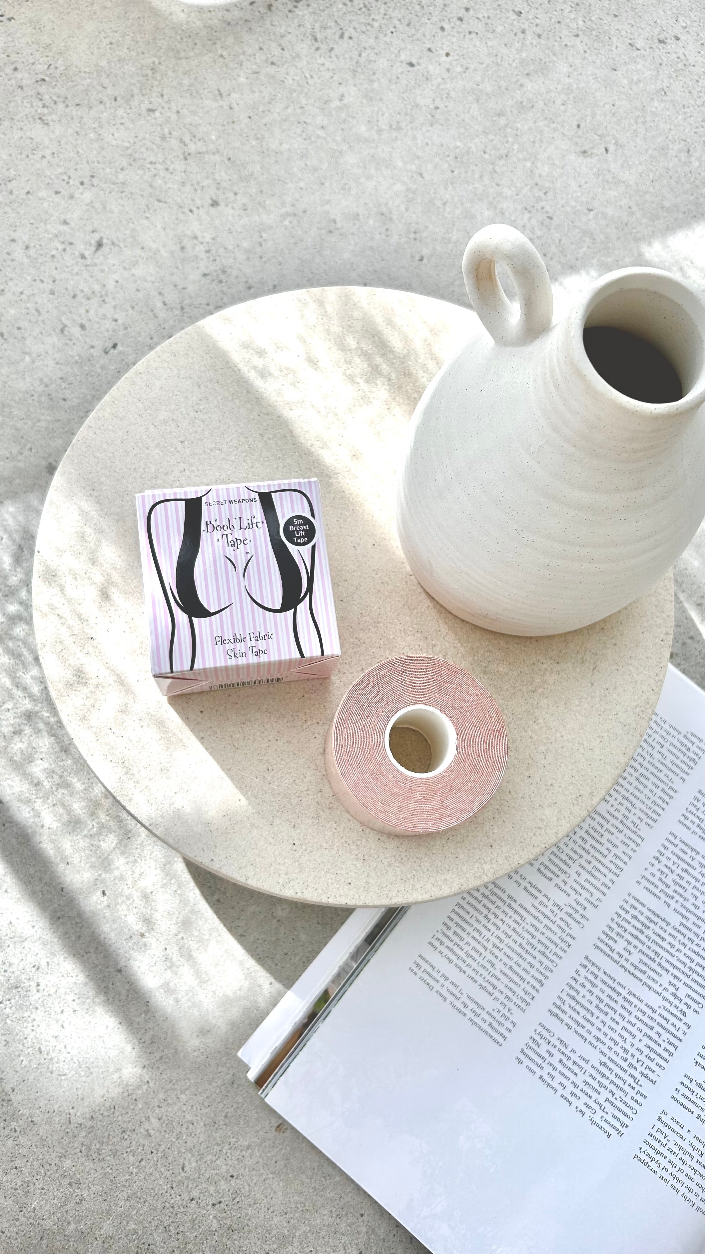 Nude Boob Lift Tape - Invisible Breast Support for Dresses, Tops & Swimwear | Perfect for Backless, Strapless & Plunging Necklines