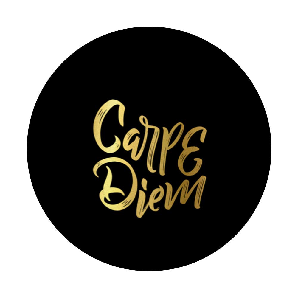 Carpe Diem Black Hand Lettering Journal - Perfect for Daily Inspiration, Creative Writing, and Personal Reflection